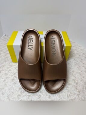 Lemon Jelly Women’s Brown Slide Mules